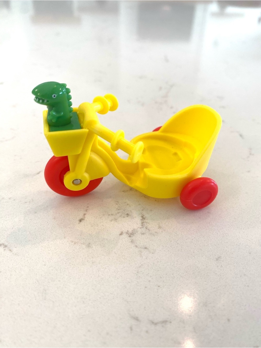 Peppa Pig George Pig Dinosaur Tricycle Bike Replacement Toy Playset Yellow